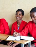 Female students in an Ethiopian classroom