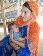 Young mother from Niger