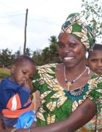 Woman from Tanzania with baby